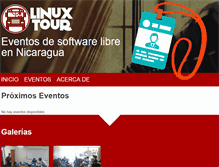 Tablet Screenshot of linuxtour.org